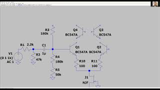 Simulare amplificator in clasa A cu tranzistori IGBT MOSFET [upl. by Ligetti]