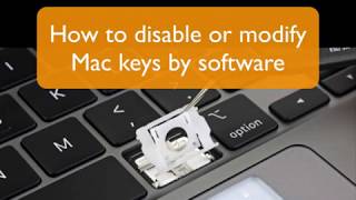 How to disable or remapmodify Mac keys by software [upl. by Ashby574]