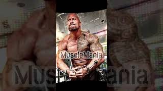 Best of Dwayne Johnson The Rock statusII MuscleMania bodybuilding youtubeshorts [upl. by Abbott]