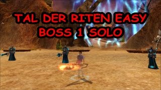 Runes of Magic  Tal der Riten Easy  Boss 1 Solo [upl. by Occor]