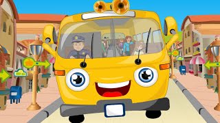 The wheels on the Bus in Arabic  أغانى للأطفال باللغة العربية  عجل الباص [upl. by Sev]