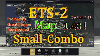 Ets2 Small Map Combo 148 [upl. by Esmerelda]