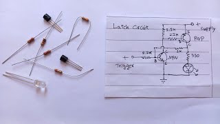 BJT Latch Circuit [upl. by Alwitt]