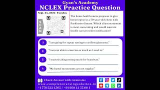 NCLEX Practice Questions Sep 24 2024 nclex nclexready nursesjobs nclexpracticequestions [upl. by Adelice]