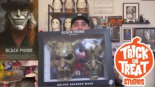 The Black Phone Deluxe Grabber Mask By Trick Or Treat Studios Unboxing [upl. by Vasiliu]