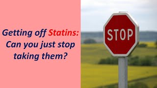 Can you just stop taking statins [upl. by Cedell]