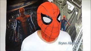 Como hacer el traje de Spiderman Homecoming Episodio 3 La mascara [upl. by Nahem]