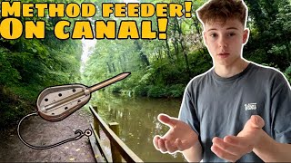 METHOD FEEDER fishing on CANAL [upl. by Assener]