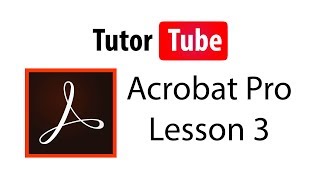 Adobe Acrobat Pro Tutorial  Lesson 3  Tools and its Options [upl. by Aholah]