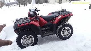 New EFX MotoForce All Terrain ATV Tires on my 2010 polaris sportsman 850 xp pureoffroad [upl. by Tye179]