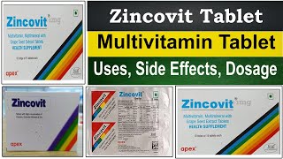 Zincovit Tablet  Zincovit Tablet Benefits  Side Effects  Uses  Dosage [upl. by Araccot763]