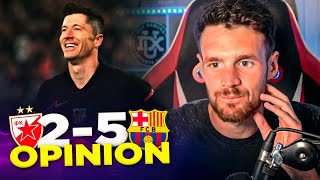 EL FC BARCELONA GANA 25 CONTRA EL ESTRELLA ROJA [upl. by Gustaf]