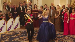 Behind the Scenes  Royally Ever After – The Ballroom Scene [upl. by Ylrebmik]