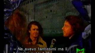 INXS  Italian Interview with Michael Hutchence and Tim Farriss [upl. by Anasus]