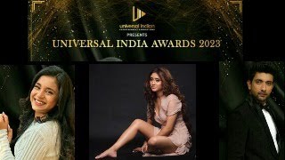 UNIVERSAL INDIAN AWARDS 2023 WINNER  FAHMAAN KHAN SHIVANGI JOSI SUMBUL KHAN [upl. by Koslo75]