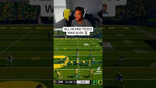 FUMBLEEEEEEE 😭 😭 trending fyp viral funny gaming ncaafootball foryou [upl. by Say]