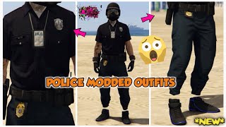 GTA 5 ONLINE  HOW TO GET POLICE MODDED OUTFITS USING TRANSFER GLITCH DIRECTOR MODE GLITCH [upl. by Asabi]