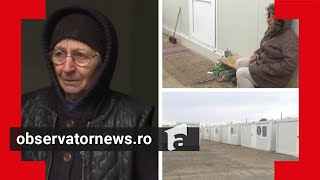 quotAsta ne trebuie la bătrâneţequot Oamenii afectaţi de inundaţii stau în containere în prag de iarnă [upl. by Joktan]