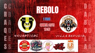 AO VIVO  NEUROTICOS X VILLA REFUGIO  REBOLO SANTANA [upl. by Arrak]