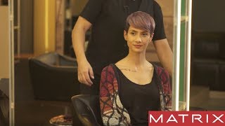 Classic Disconnected Pixie Cut on Episode 36 of HairTube© with Adam Ciaccia [upl. by Kcira]