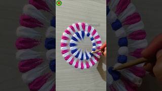 Rangoli designs for diwali simple and easy rangolidesign diwalirangoli shorts [upl. by Cuhp]