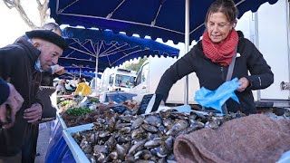 Marché d’Arles  Du soleil en hiver [upl. by Idurt13]