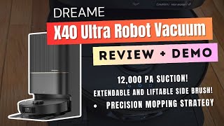 Dreame X40 Ultra Robot Vacuum Review amp Demo [upl. by Bobbie823]