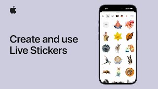 How to create and use Live Stickers on your iPhone  Apple Support [upl. by Kirch]