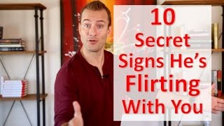 10 Secret Signs Hes Flirting With You  Relationship Advice for Women by Mat Boggs [upl. by Sally243]