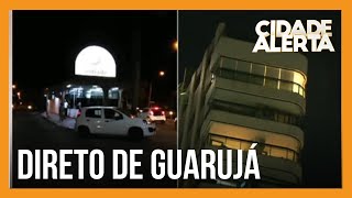 Direto de Guarujá cumprimento do mandado de prisão de Robinho gera expectativa [upl. by Wardle]