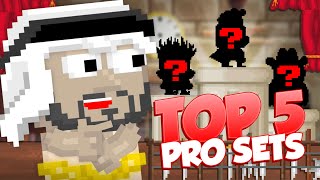 Growtopia  Top 5 Pro Sets MUST WATCH [upl. by Dianuj]