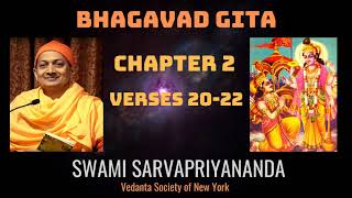 8 Bhagavad Gita I Chapter 2 Verses 2022 I Swami Sarvapriyananda [upl. by Ion]