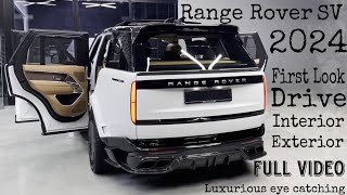 2024 Range Rover SV  Ultra Luxury Expensive SUV in detail Range Rover SV Long  Full video [upl. by Halsy952]