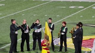 Wawasee Warrior Marching Band 20240913 Half Time Football Game Show [upl. by Ydurt428]