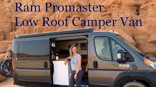 Low Roof  Promaster Camper Van Build [upl. by Eiltan]