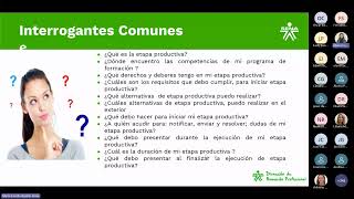 Charla informativa alternativas de etapa productiva SENA  2024 [upl. by Charley]