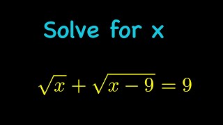 Nice Math Olympiad algebra question Solve for x [upl. by Auoz558]