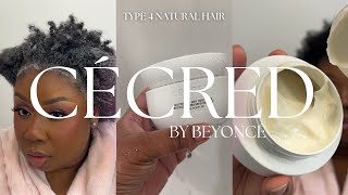 Cécred by Beyoncé First Impressions on Type 4 Natural Hair 🤍 [upl. by Turoff]