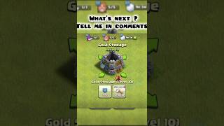 Upgrading Gold Storage level 1 to max clashofclans [upl. by Alcina]