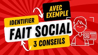 Identifier un fait social  3 conseils en 4 minutes [upl. by Oriole972]