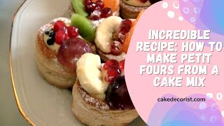 Incredible Recipe How To Make Petit Fours From A Cake Mix [upl. by Drarehs]