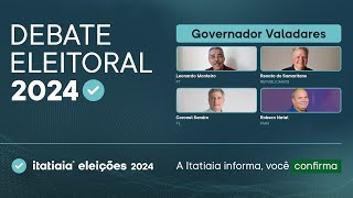 ELEIÇÕES MUNICIPAIS ACOMPANHE O DEBATE DOS CANDIDATOS DE GOVERNADOR VALADARES [upl. by Mario]