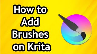 How to Add Brushes on Krita [upl. by Haroppizt]