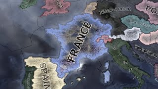 France Annexed Every Bordering State  HOI4 Timelapse [upl. by Yespmed]