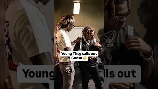 Young Thug breaks silence on Gunna [upl. by Eisseb]