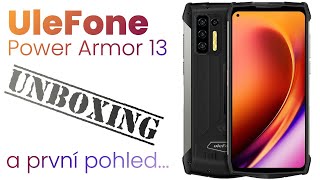 UleFone Power Armor 13 unboxing  telefon který překonává limity a definuje odolnost [upl. by Novaelc]