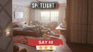 spotlight x room escape chapter 1 say hi walkthrough [upl. by Robinia]