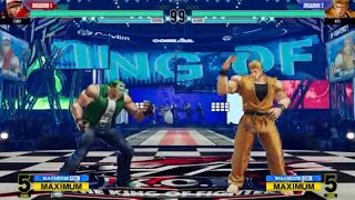 The King Of Fighters XV  Terry Bogard vs Ryo Sakazaki Hard AI Versus Mode KOF15 [upl. by Meekah58]