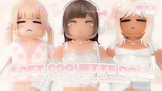 SOFTIE COQUETTE DOLL outfit codes for bloxburg amp berry avenue PT1 roblox aesthetic bloxburg [upl. by Zachery]