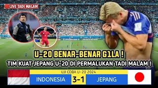 🔴GEMPARKAN ASEAN TADI MALAM  INDONESIA U20 3 VS JEPANG U20 1  Laga Uji Coba U20 2024  Berita [upl. by Lewap]